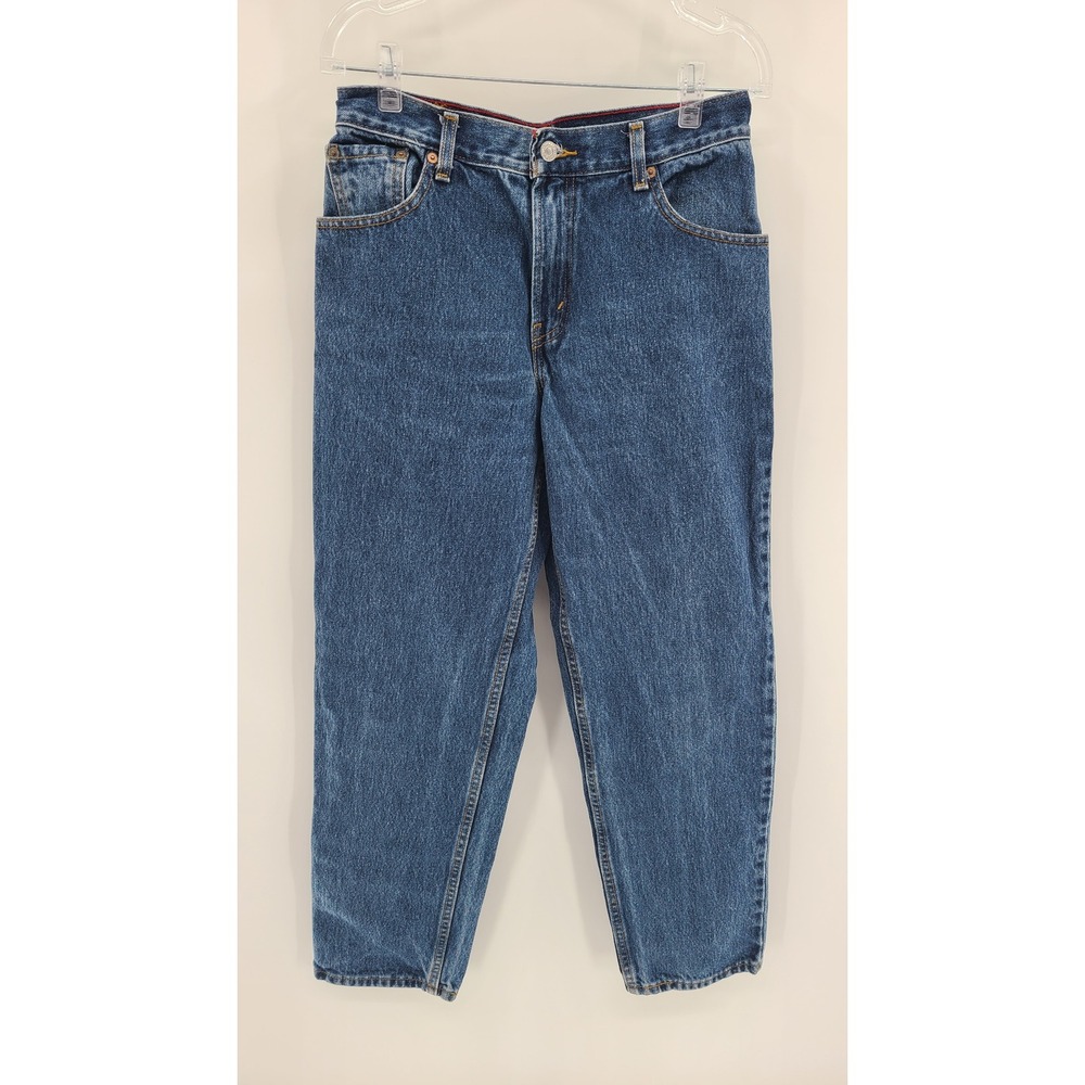 Y2K Levis‎ 550 Jeans Women's 10 S Blue Relaxed Fit Tapered High Rise Vintage